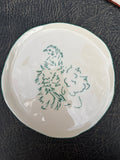assiette "poule Bantam de Pékin"