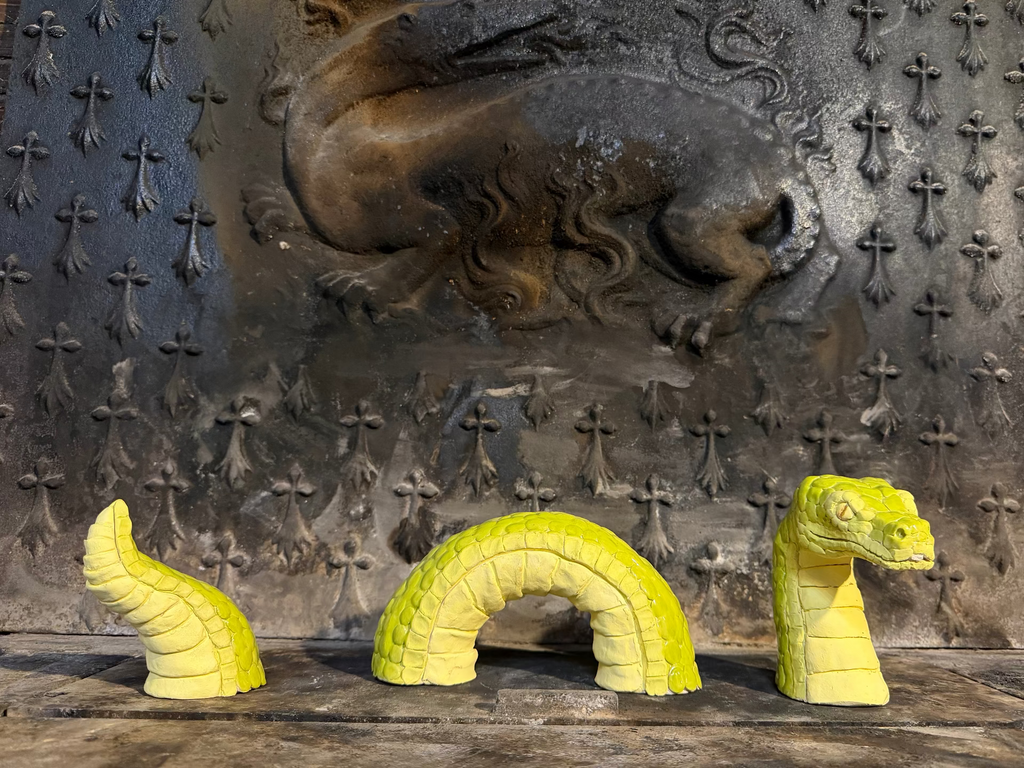 serpent en céramique