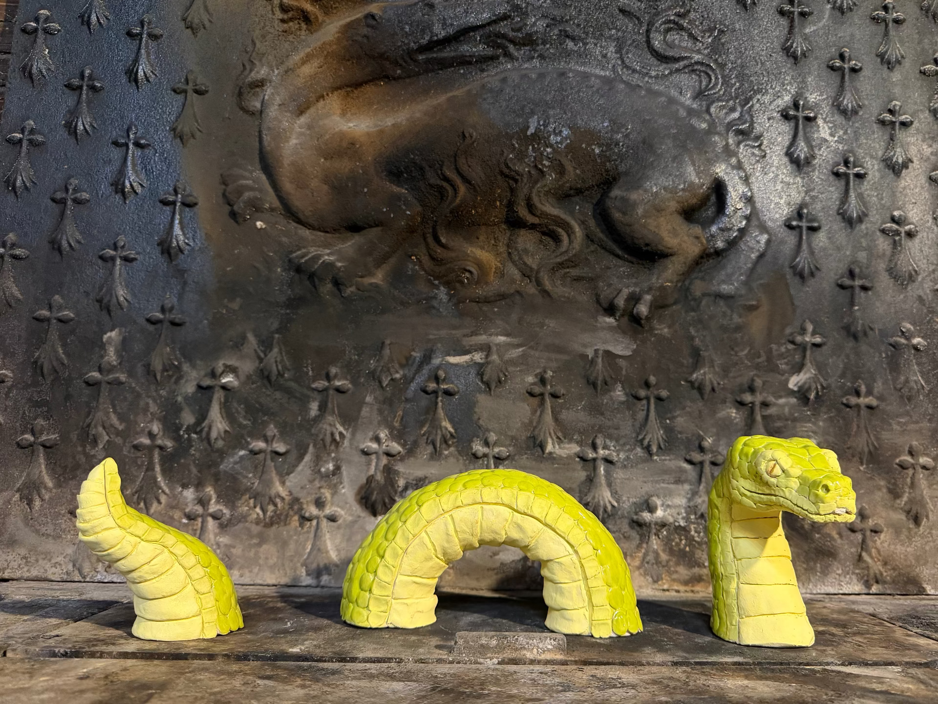 serpent en céramique